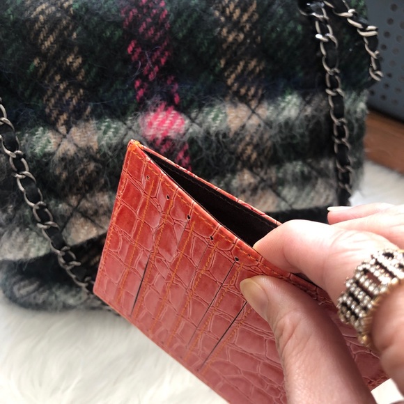 Luxurious Orange 12 cards slot wallet - Picture 3 of 4